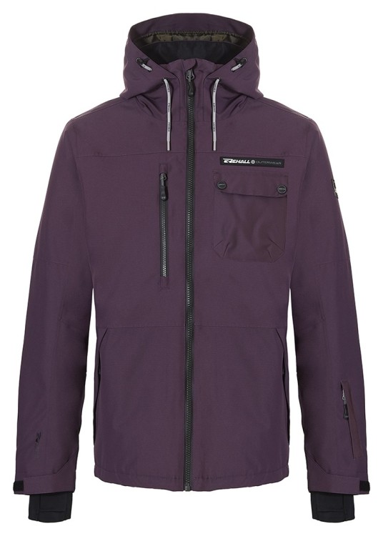 Rehall сноубордическая куртка Botev 2025 plum perfect XL, 60528-5016-XL