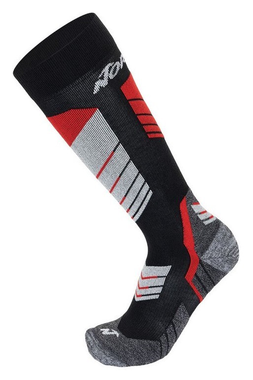Носки мужские для туризма Nordica HF 45-47 Black/red (15242), RCH_22017