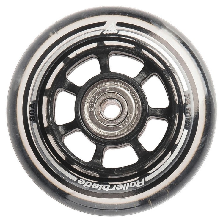 Колеса с подшипниками Rollerblade Wheelkit 76/80A/SG5 natural, 06951000-000