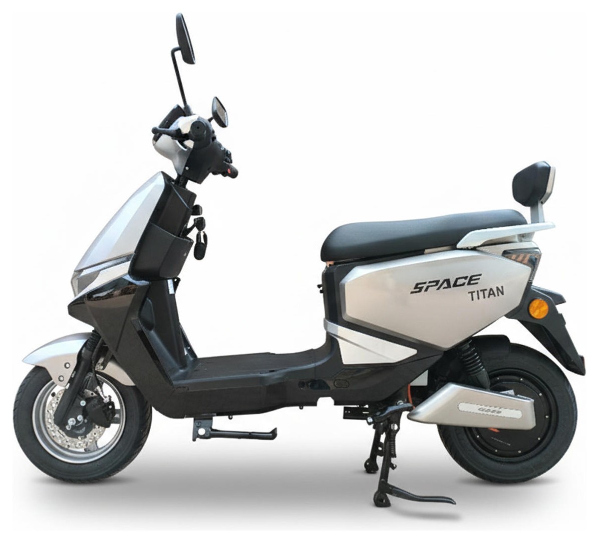 Електроскутер SPACE TITAN 10" 72B 1000Вт 20А*г диск/барабан свинцево-кислотний сірий 2026, ESC-072