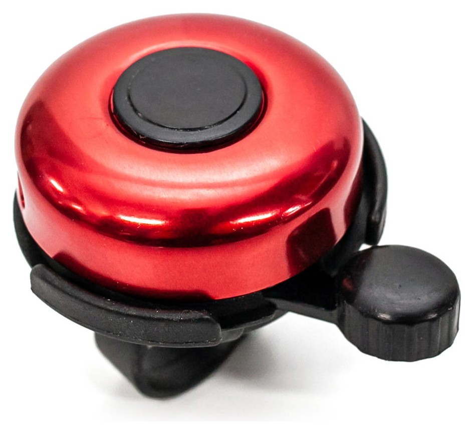 Звонок Алюминий 53 мм VLT BC-BB3204 красный классический AM (брендированная упаковка), BEL-083