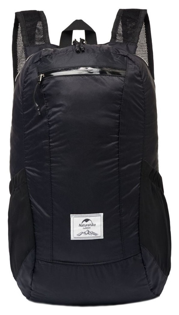 Рюкзак компактный сверхлегкий Naturehike Ultralight NH17A012-B, 18 л, черный, FNR_6927595718674