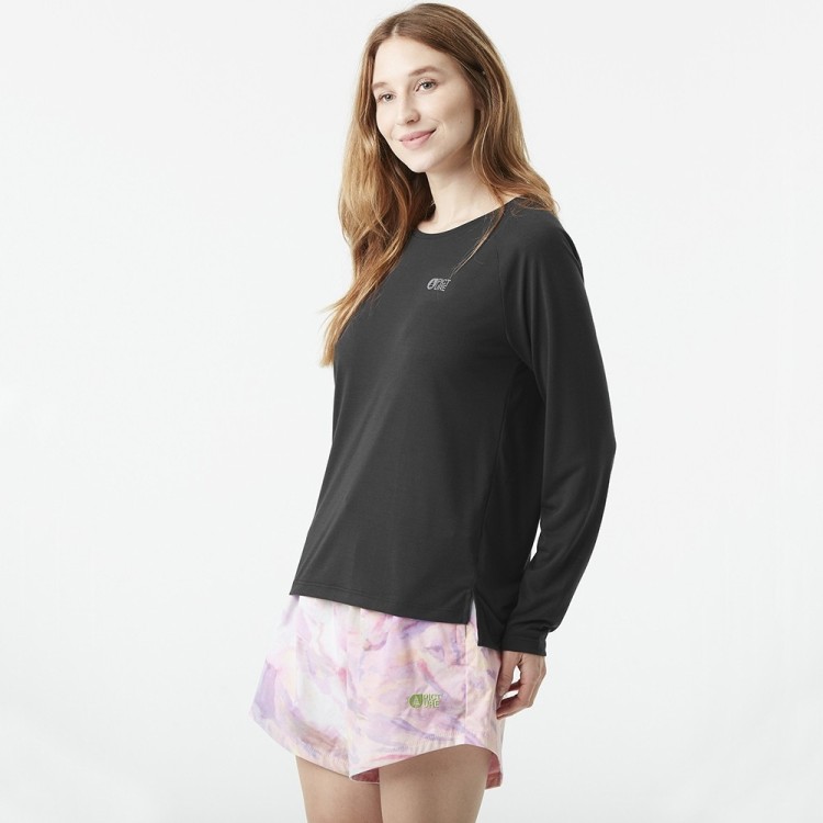 Picture Organic реглан Timont LS W black L, WTS0584A-L