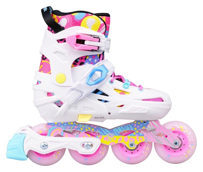 Дитячі розсувні ролики Flying Eagle ND Nadia біло-рожеві, ROL_12525_2