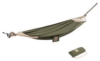 Гамак одномісний без перекидання Naturehike CNK2450WS018, бавовна, зелений