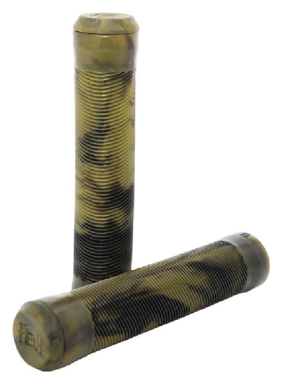 Гріпси Fiend Flangeless Team зелені з розводами, VELD_GR-201GUM