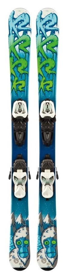 Ліжі гірські комплект для підлітків K2 Indy+MOD4.5 Fastrak2 S200-285 76см Green/blue/white (1020405.109.1+1021019.109), RCH_17591