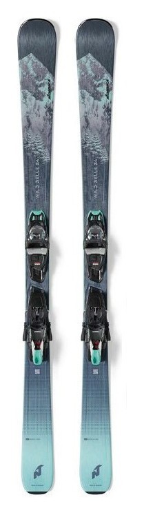 Ліжі гірські комплект Nordica WILD BELLE DC 84 W+TP2LT11 FDT 150см Black/teal (0A1264OC) WRH, RCH_15852