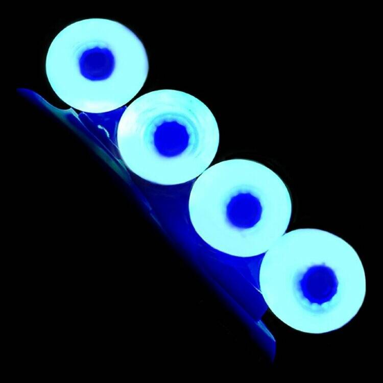 Колесо для роликів, що світяться Flying Eagle Lazerwheelz-Sparkle сині 80 мм, 1373441