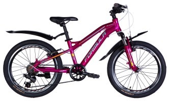 Велосипед уцінений AL 20" Formula BLACKWOOD Vbr FR рама-11" малиновий 2026