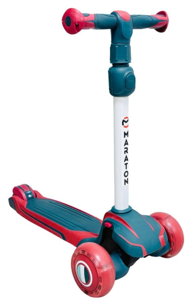 Самокат Maraton Global red-green (1 шт), MRTN_3749
