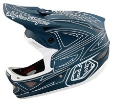 Вело шолом TLD D3 FIBERLITE HELMET SpiderStripe [Blue] L