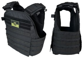 Плитоноска Pantsyr-2 (тактический военный жилет, бронежилет MOLLE) Черный