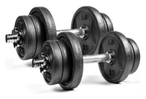 Набірні металеві гантелі 2 по 11 кг RN-Sport