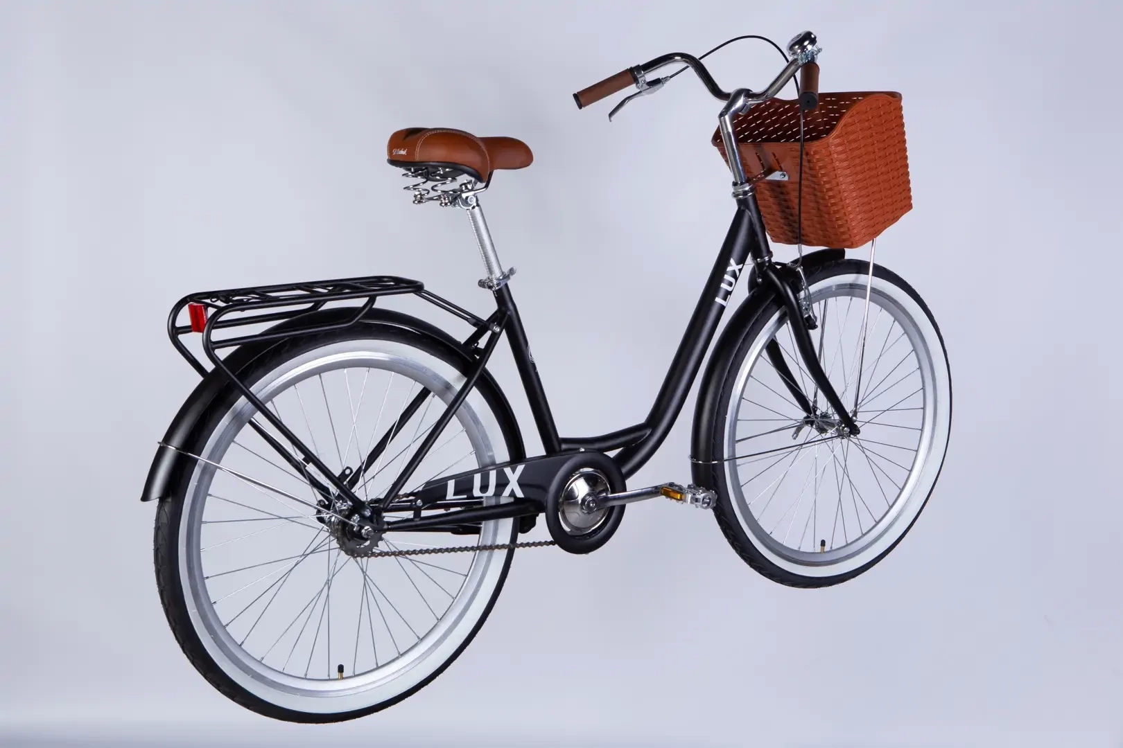 Велосипед ST 26" Dorozhnik LUX Velosteel рама-17" чорний (матовий) 2026, OPS-D-26-367