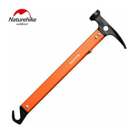 Молоток кемпінговий Naturehike NH15A010-I, алюміній, помаранчевий, FNR_6927595717820