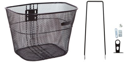 Корзина 24" ST с крепл. под болт М5 340*260*240 H365мм черный; ED TEN009