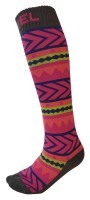 Носки сноубордичні жіночі Level HERRINGBONE 39-42 Fuchsia (LSBS20W2D)