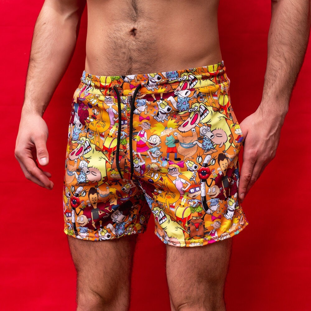 Плавальні шорти чоловічі Pobedov Pool day Multiki, POB_00000004396