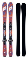 Ліжі гірські комплект для підлітків K2 INDY 4.5+FDT JR 100см Red/blue/white (10E0808.209.1+10D1019.109.2)