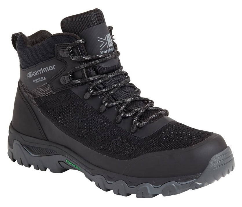 Ботинки трекинговые мужские Karrimor STAFFA WEATHERTITE M 44 (10.0UK) Black (K1041-BLK), RCH_11598
