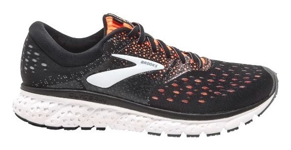 Кросівки чоловічі Brooks GLYCERIN 16 M 45 (11.0US) Black/orange/grey (1102891D069), RCH_14757