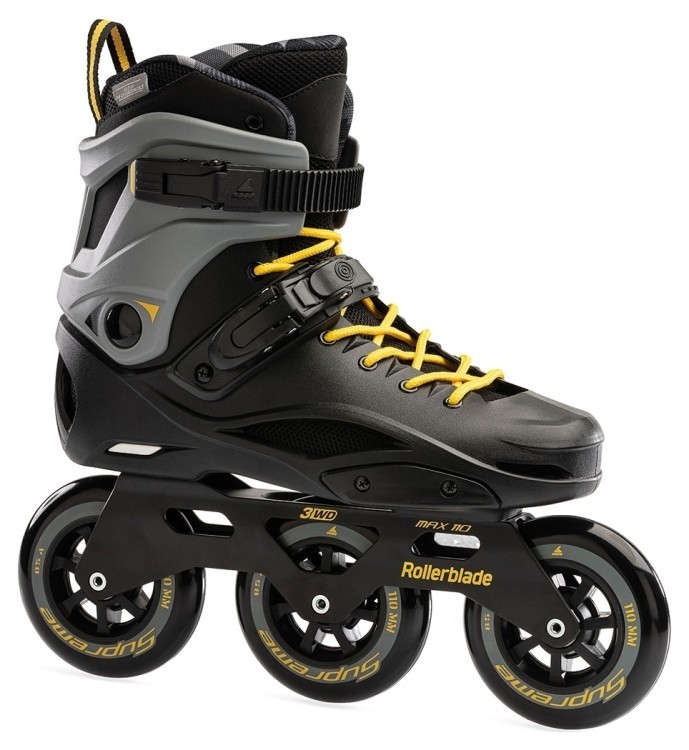 Ролики Rollerblade RB 110 black-saffron yellow, 07061300-S25-260
