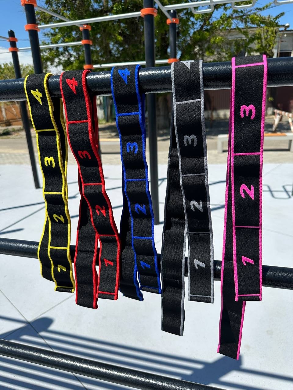 Гумка для розтяжки та фітнесу з цифрами (8804) Bavar Sport, BVR_882115