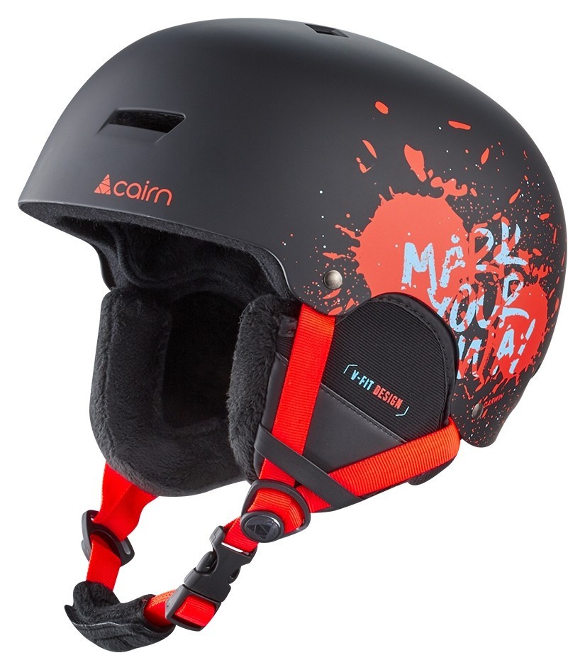 Cairn шолом Darwin Jr black-fire paint 51-52, 0605239-602-51-52