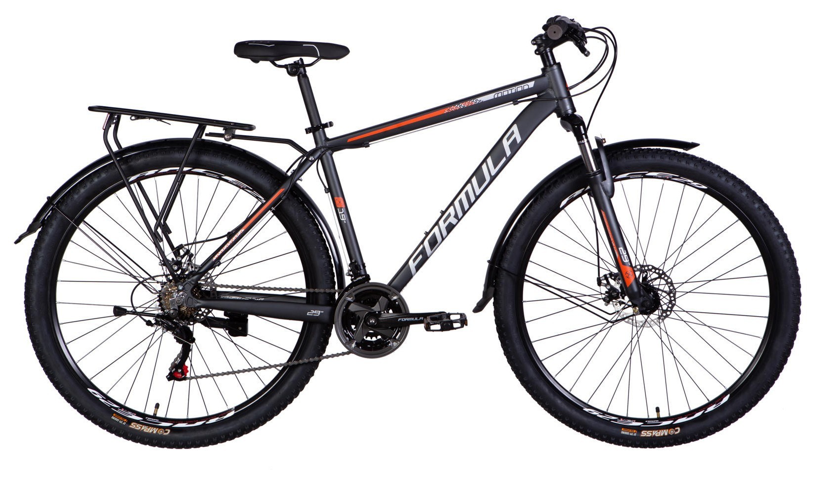 Велосипед уцененный AL 29" Formula MOTION PLUS DD FR рама-19" темно-серый (матовый) 2026, STK-FR-29-274