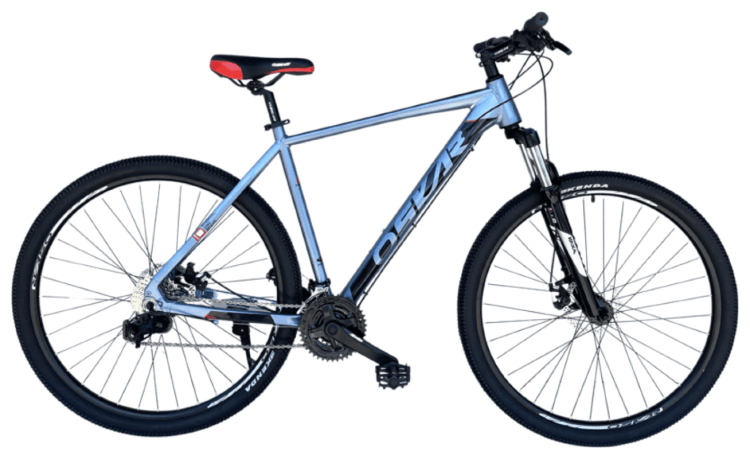 Велосипед Oskar 29" Spirit 21" черно-серый, 29-21-spirit-gr-bk