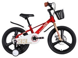 Велосипед MG 18" SPACE KID ORION DD рама-10" червоний з сірим 2026