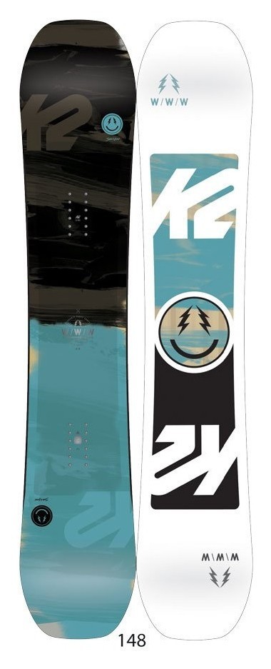 Сноуборд K2 WWW 148 Black/light blue/white (11A0017), RCH_20441