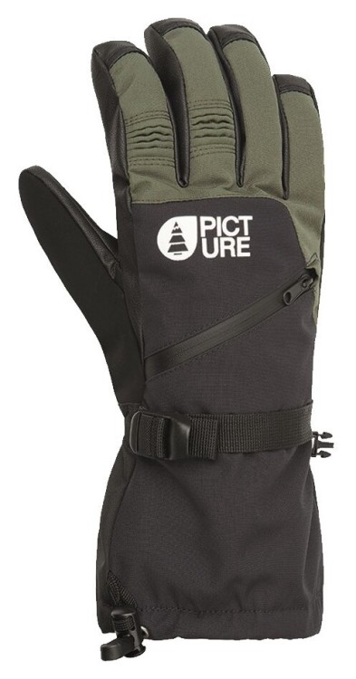 Picture Organic перчатки Kincaid lychen green-dark blue 10, GT112C-11