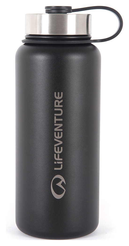 Lifeventure термофляга Stainless Steel Flask 1 L black, 74436