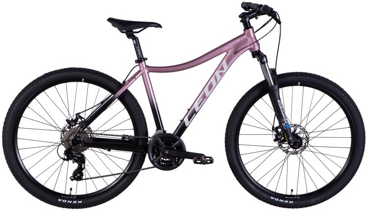 Велосипед AL 27,5" Leon XC LADY 105 DD CS рама-18" рожевий з чорним 2025, OPS-LN-27,5-003