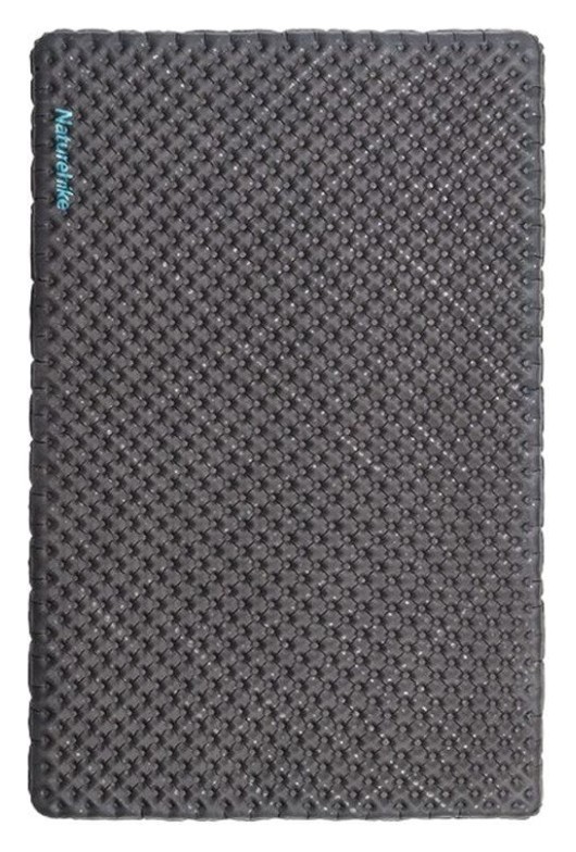 Матрас туристический надувной двухместный Naturehike CNH22DZ018, сверхлегкий, 196x120x7 см, черный, для туризма с мешком для надува., FNR_6975641888772