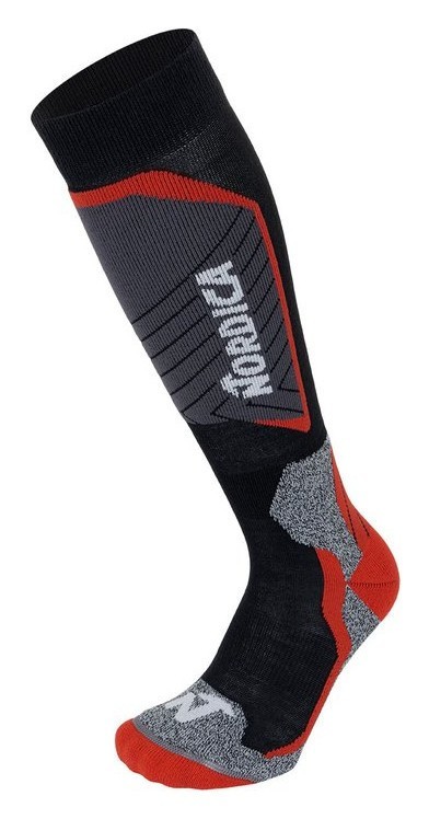 Носки для туризма детские Nordica TECH JUNIOR 31-34 Black/anthra/red (12703), RCH_21988