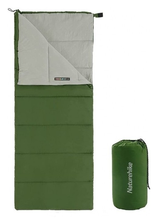 Спальний мішок Naturehike F150 NH22MSD05, лівий, зелений, FNR_6927595797754-L