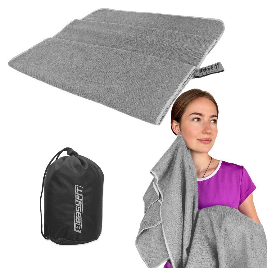 Полотенце из микрофибры 90х50 см EasyFit EagleWing в сумочке, EFIT_EF-8502-4