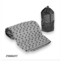 Рушник для йоги EasyFit Yoga Mat Towel з мікрофібри (Сірий)