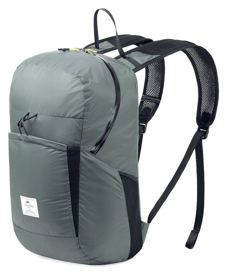 Рюкзак компактний Naturehike Ultralight NH17A017-B 22 л, сірий, FNR_6927595725085