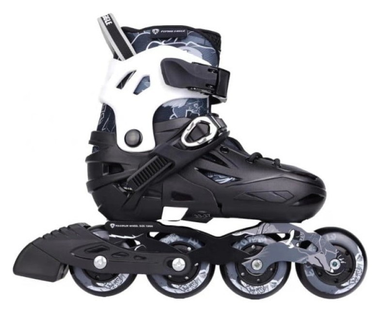 Роликові ковзани дитячі розсувні Flying Eagle S5S Plus чорні 28-32, ROL_10463