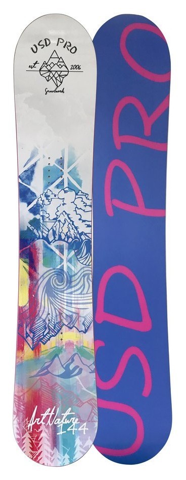 Сноуборд USD Pro ART NATURE 149 Grey/Blue (USB17W1P), RCH_20886