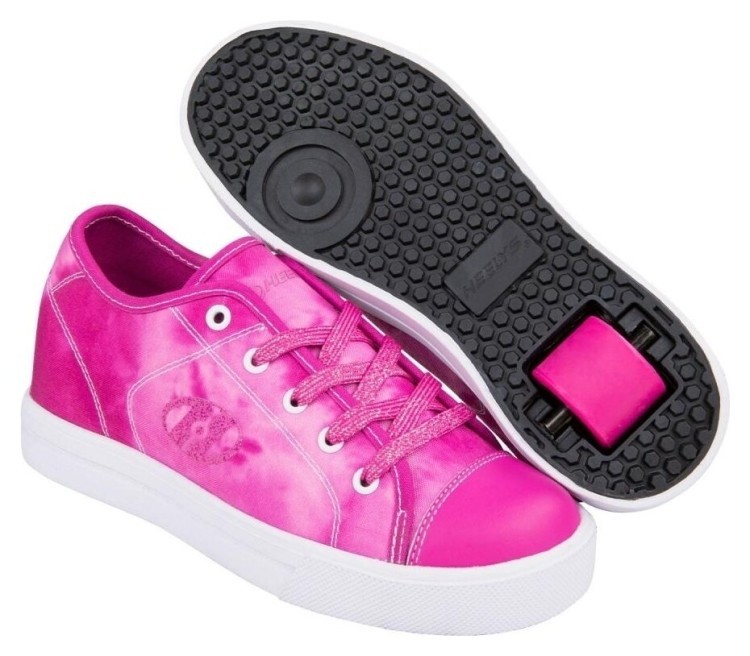 Роликовые кроссовки Heelys Classic HE101463 Pink Canvas, 9406281