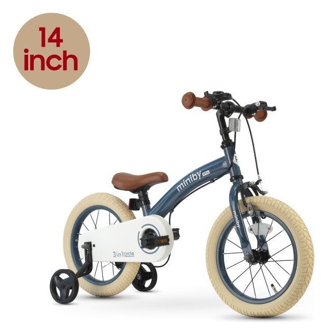 Дитячий велосипед 3in1 Q PLAY MINIBY (Grayish Blue 7363), MRTN_3569