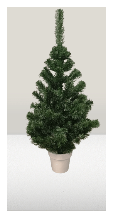 Елка Лесная в горшке, зеленая, 6215551