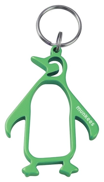 Munkees 3430 брелок-відкривальник Penguin grass green, 3430-GG