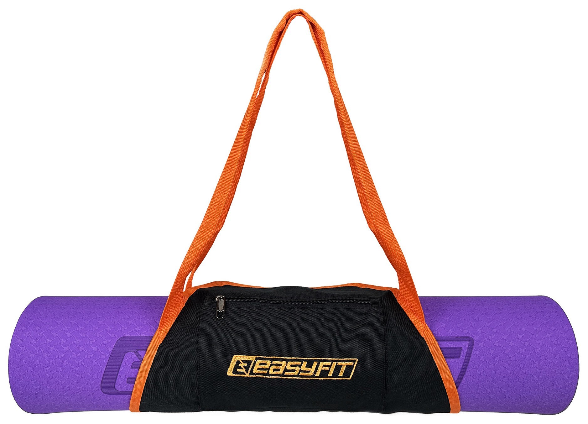 Сумка-переноска EasyFit для йога-килимка Помаранчева, EFIT_EF-YB38-Or