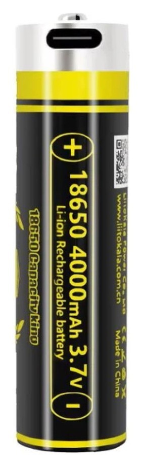 Аккумулятор LiitoKala USB-King4000 18650 на 4000 mAh с USB, FNR_USBKing4000